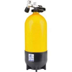 Roth Bouteille De Plongée Sous-marine 12 L Court 230 Bars Jaune -Vêtements De Plongée Soldes bouteille de plongee sous marine 12 l court 230 bars jaune 2
