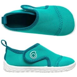 Chaussures Aquatiques Bébé - Aquashoes 100 Turquoise -Vêtements De Plongée Soldes chaussures aquatiques bebe aquashoes 100 turquoise 2