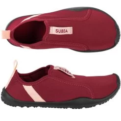 Vêtements De Plongée Soldes -Vêtements De Plongée Soldes chaussures aquatiques elastiques adulte aquashoes 120 rouge 1
