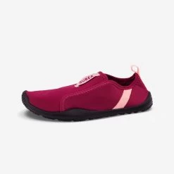 Chaussures Aquatiques élastiques Adulte - Aquashoes 120 Rouge