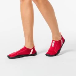 Chaussures Aquatiques élastiques Adulte - Aquashoes 120 Rouge -Vêtements De Plongée Soldes chaussures aquatiques elastiques adulte aquashoes 120 rouge 3