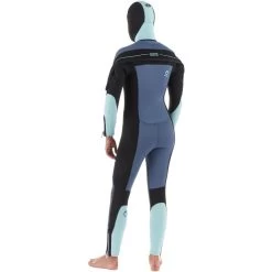Combinaison Plongée Semi-étanche Femme Néoprène 7mm - Bleu Gris -Vêtements De Plongée Soldes combinaison plongee semi etanche femme neoprene 7mm bleu gris 2