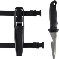 Couteau De Plongée Sous-marine SCD SP Plat Lame Non Pointue Acier Inoxydable -Vêtements De Plongée Soldes couteau de plongee sous marine scd sp plat lame non pointue acier inoxydable 5