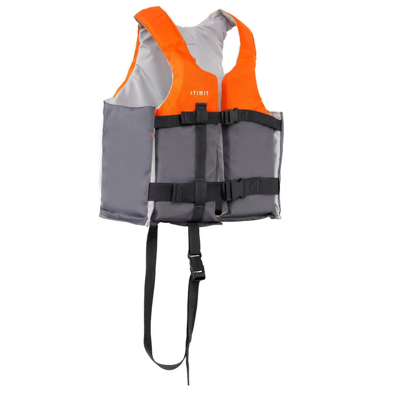 Gilet Aide à La Flottaison 50N+ Orange Kayak Stand Up Paddle Dériveur 3 Gilet Aide à La Flottaison 50N+ Orange Kayak Stand Up Paddle Dériveur – Image 3