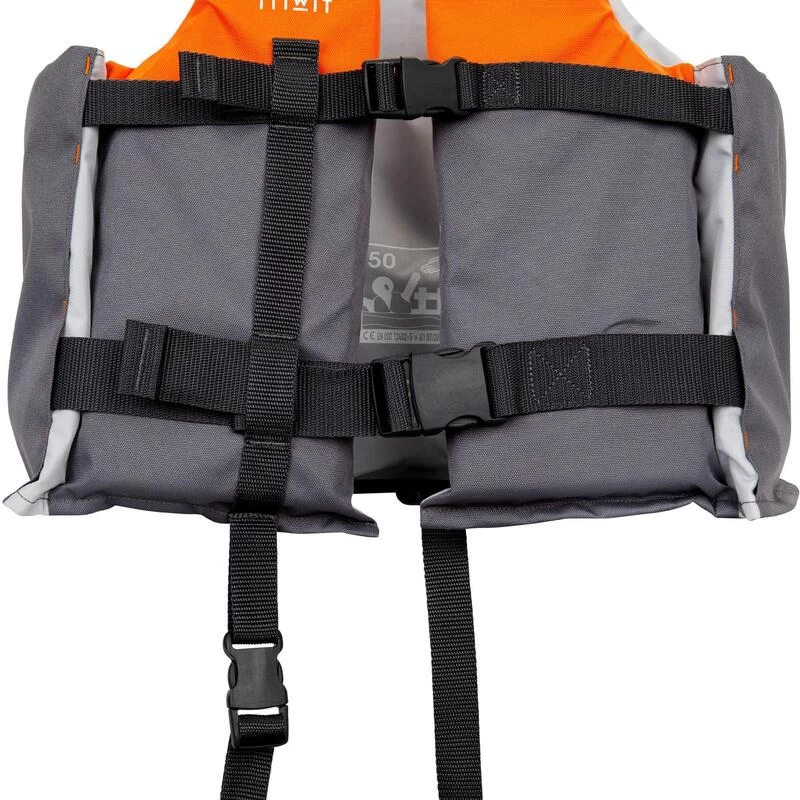 Gilet Aide à La Flottaison 50N+ Orange Kayak Stand Up Paddle Dériveur 9 Gilet Aide à La Flottaison 50N+ Orange Kayak Stand Up Paddle Dériveur – Image 9
