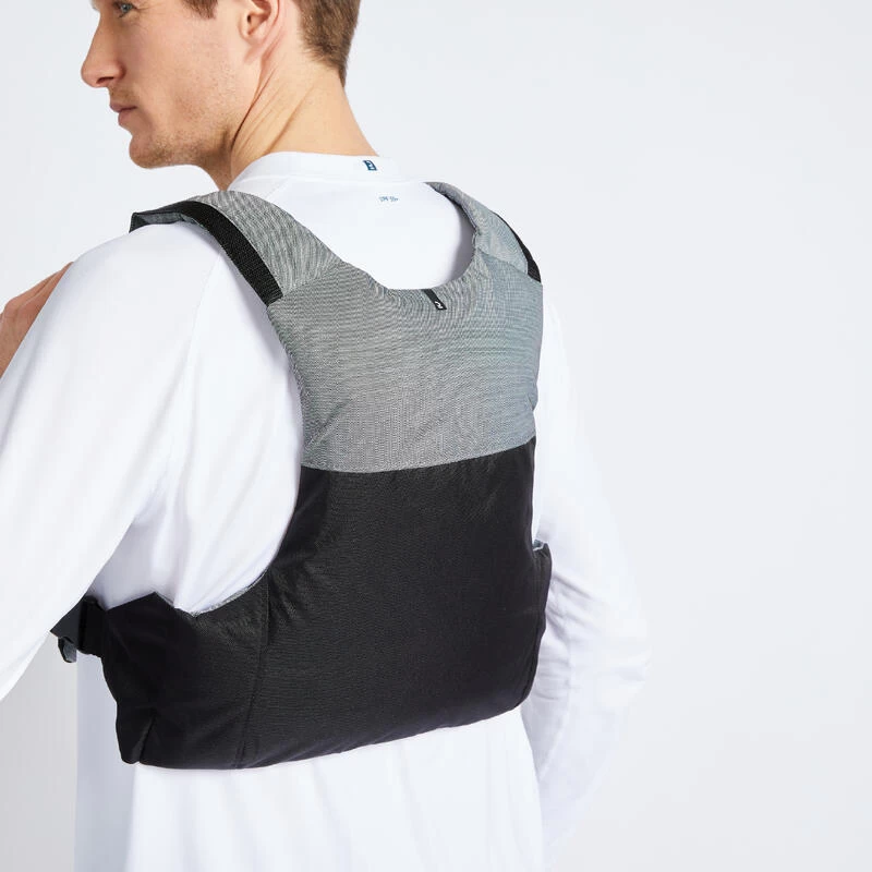 Tribord Gilet D'aide à La Flottabilité BA 50 Newtons Voile Club Noir 3 Tribord Gilet D'aide à La Flottabilité BA 50 Newtons Voile Club Noir – Image 3