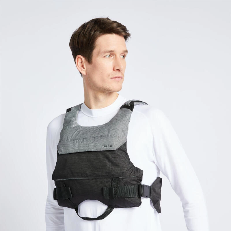 Tribord Gilet D'aide à La Flottabilité BA 50 Newtons Voile Club Noir 1 Tribord Gilet D'aide à La Flottabilité BA 50 Newtons Voile Club Noir
