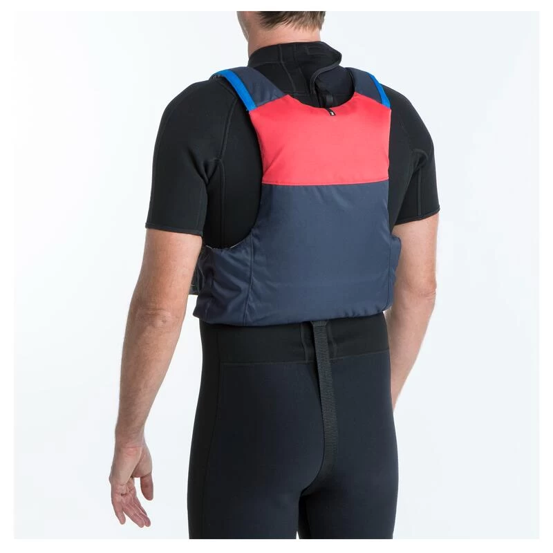 Tribord Gilet D'aide à La Flottabilité BA 50 Newtons Voile Club Rouge Et Bleu 3 Tribord Gilet D'aide à La Flottabilité BA 50 Newtons Voile Club Rouge Et Bleu – Image 3