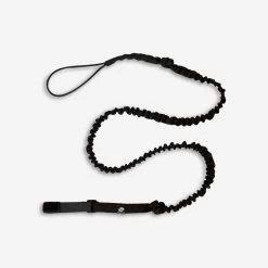 Tribord Leash De Pagaie De Kayak élastique Noir