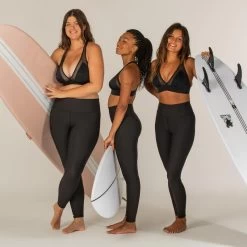 LEGGING DE SURF ANTI UV RACHEL NOIR SECONDE PEAU ET TAILLE HAUTE GAINANTE -Vêtements De Plongée Soldes legging de surf anti uv rachel noir seconde peau et taille haute gainante 6