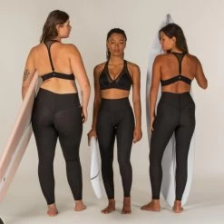 LEGGING DE SURF ANTI UV RACHEL NOIR SECONDE PEAU ET TAILLE HAUTE GAINANTE -Vêtements De Plongée Soldes legging de surf anti uv rachel noir seconde peau et taille haute gainante 7