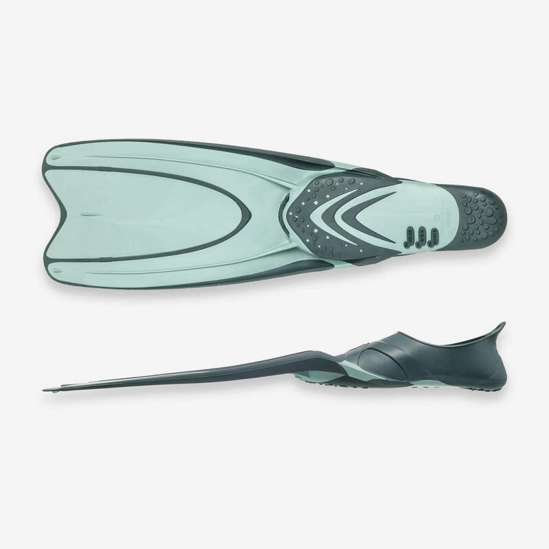 Palmes Plongée - FF 100 REACT Marbre Khaki 3 Palmes Plongée - FF 100 REACT Marbre Khaki – Image 3