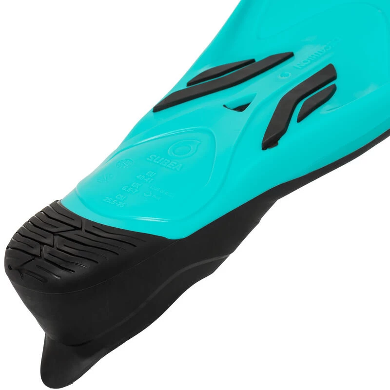 Palmes Plongée - FF 500 Soft Turquoise Fluo 6 Palmes Plongée - FF 500 Soft Turquoise Fluo – Image 6