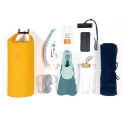 Sac étanche IPX4 10L Jaune -Vêtements De Plongée Soldes sac etanche ipx4 10l jaune 3