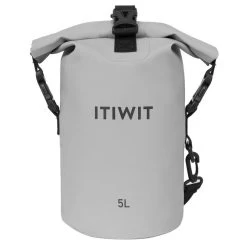 SAC POLOCHON ÉTANCHE 5L GRIS 12 SAC POLOCHON ÉTANCHE 5L GRIS -Vêtements De Plongée Soldes sac polochon etanche 5l gris 2