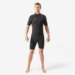 Shorty Neoprene 2mm Easy Avec Fermeture Diagonale Frontal Homme Frontzip
