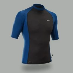 Tee-shirt Anti UV Surf Top Thermique Néoprène Lycra Manches Courtes Homme.