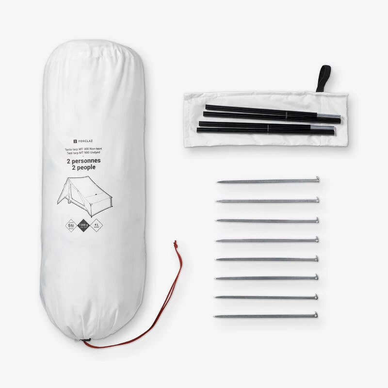 Tente Tarp De Trekking - 2 Places - MT900 V2 Minimal Editions - Undyed 6 Tente Tarp De Trekking - 2 Places - MT900 V2 Minimal Editions - Undyed – Image 6