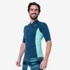 Top Anti UV Manches Courtes Homme Néoprène 1 Mm - Bleu