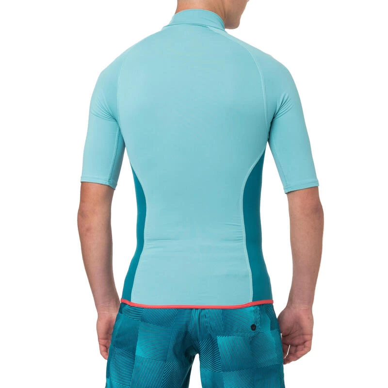 Top Néoprène 100 Manches Courtes Homme Turquoise 5 Top Néoprène 100 Manches Courtes Homme Turquoise – Image 5