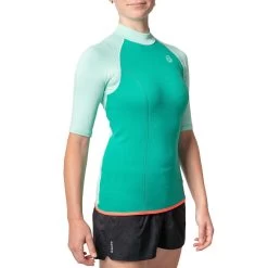 Top Thermique Néoprène 100 Manches Courtes Femme Turquoise 8 Top Thermique Néoprène 100 Manches Courtes Femme Turquoise -Vêtements De Plongée Soldes top thermique neoprene 100 manches courtes femme turquoise 3