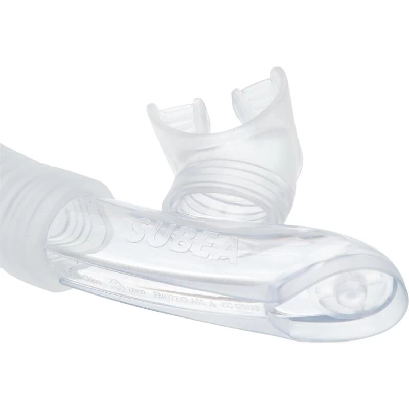 Tuba Plongée Avec Soupape - 100 Gris Tempête 5 Tuba Plongée Avec Soupape - 100 Gris Tempête – Image 5