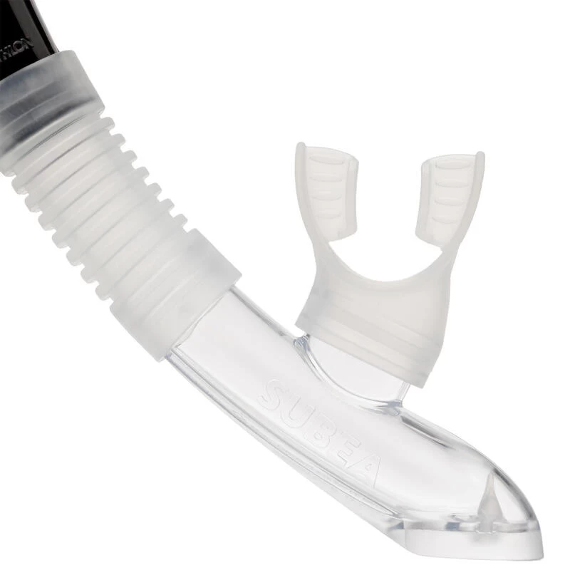 Tuba Plongée Avec Soupape - 100 Noir 2 Tuba Plongée Avec Soupape - 100 Noir – Image 2