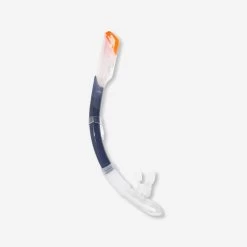 Tuba Plongée Sec Avec Soupape Système Drytop - 100 Dry Top Gris