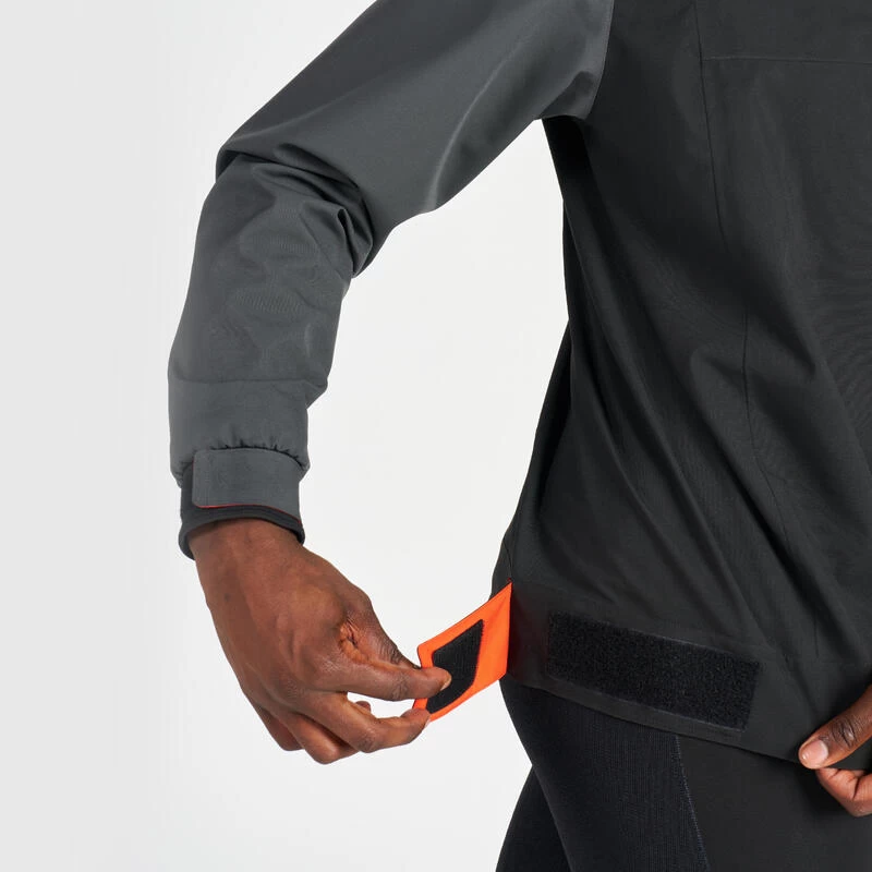 Tribord Vareuse Voile Kayak Coupe-vent Homme - 500 NOIR 6 Tribord Vareuse Voile Kayak Coupe-vent Homme - 500 NOIR – Image 6