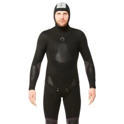 Veste Chasse Sous-marine Homme Néoprène 5mm - SPF 500 Gris Foncé -Vêtements De Plongée Soldes veste chasse sous marine homme neoprene 5mm spf 500 gris fonce 3