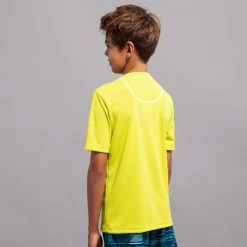 Water Tee Shirt Anti UV Manche Courte Junior Vert -Vêtements De Plongée Soldes water tee shirt anti uv manche courte junior vert 2