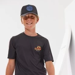 Vêtements De Plongée Soldes -Vêtements De Plongée Soldes water tee shirt junior manche courte vague et feu 1